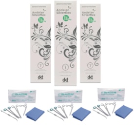 Kit com 3 Andalan Silverflex + 3 Kits DIU Auxiliar Grátis