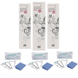 Kit com 3 Andalan Silverflex Mini + 3 Kits DIU Auxiliar Grátis