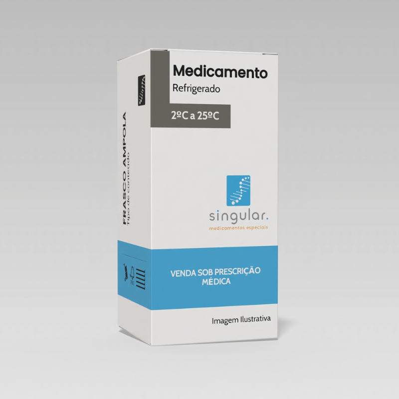 Lectrum 3,75mg, caixa com 1 frasco-ampola com pó para suspensão + 1 ampola com 1,5mL de diluente