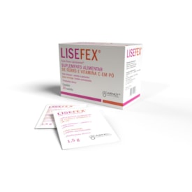 Lisefex caixa com 30 sachês com 1,5g