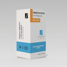 Segunda imagem do produto Menopur 75UI, 5 frascos-ampola com pó para solução de uso intramuscular + 5 ampolas com 1mL de diluente