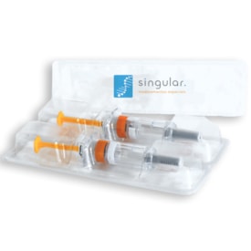 Segunda imagem do produto Volare 60mg, caixa com 2 seringas preenchidas com 0,6mL de solução + sistema de segurança